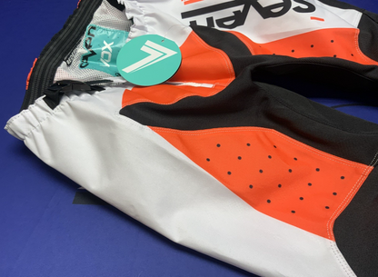 Seven Vox Aperture Pants White/ Orange (Size 30) 2330081-180-30