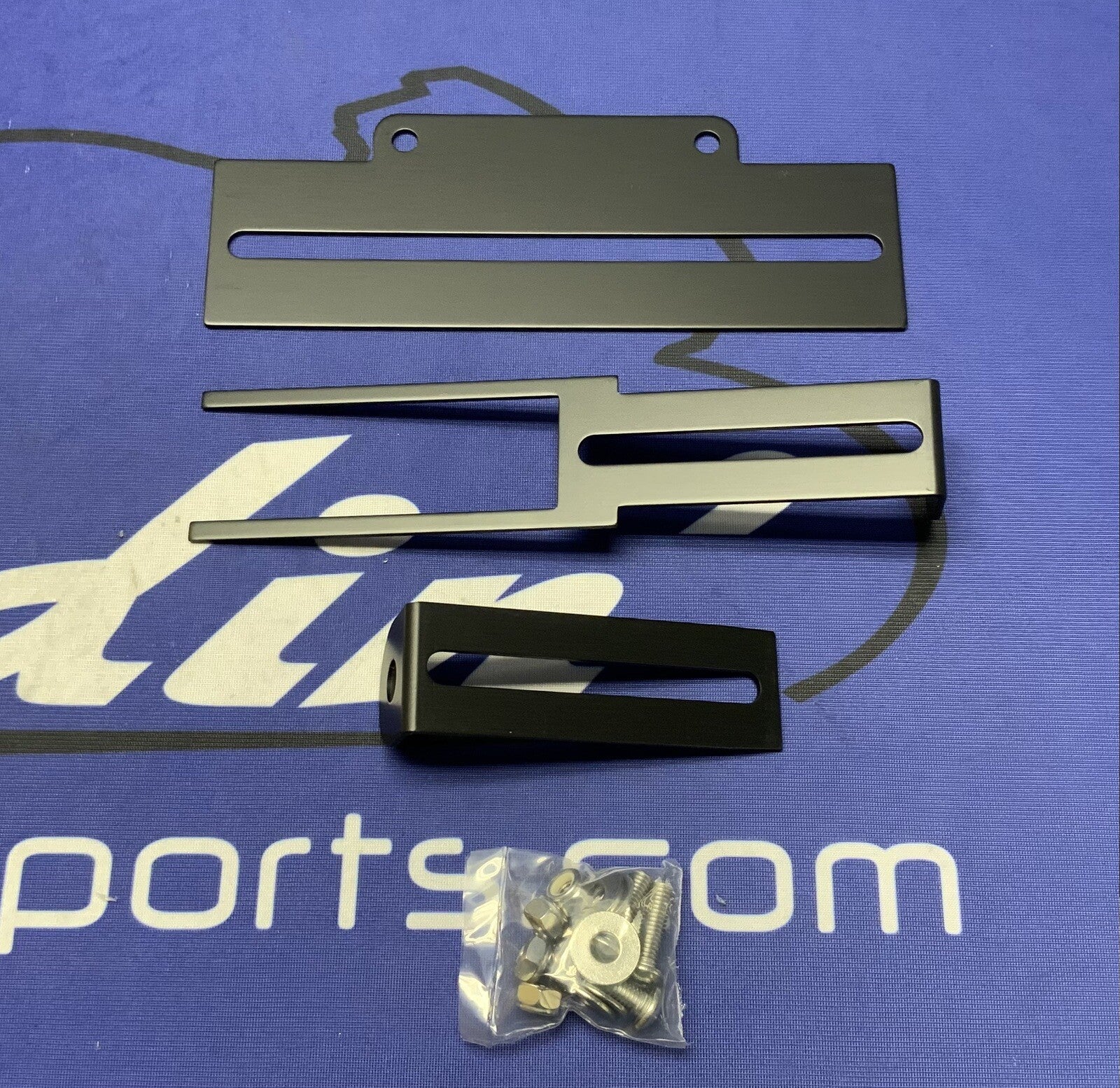 EMGO Universal License Plate Bracket, Black  86-42654