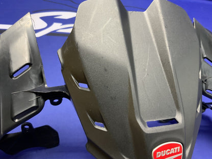Ducati Front Cover (Black) Panigale V2 2020-2023 OEM 4601I431A-1