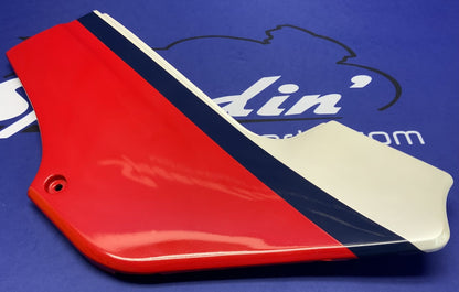 Kawasaki Right Side Cover (Red, White & Blue) Ninja 600 85-86 OEM 36002-5196-P9