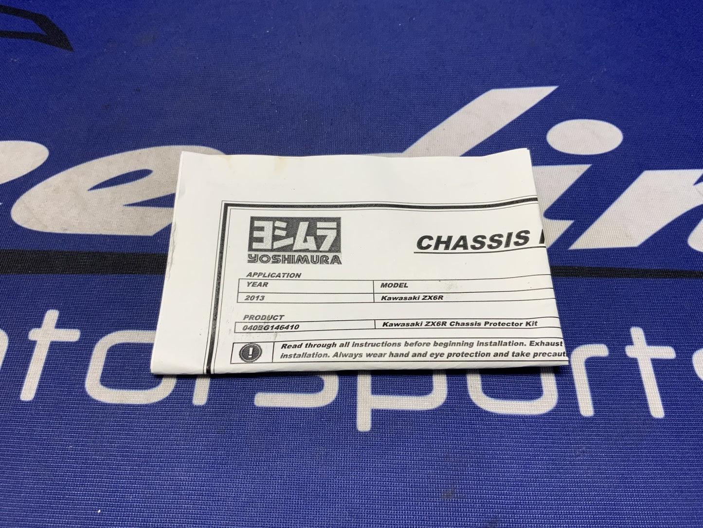 Yoshimura Frame Slider Kit Black Kawasaki ZX-6R 2013-2018 040BG146410