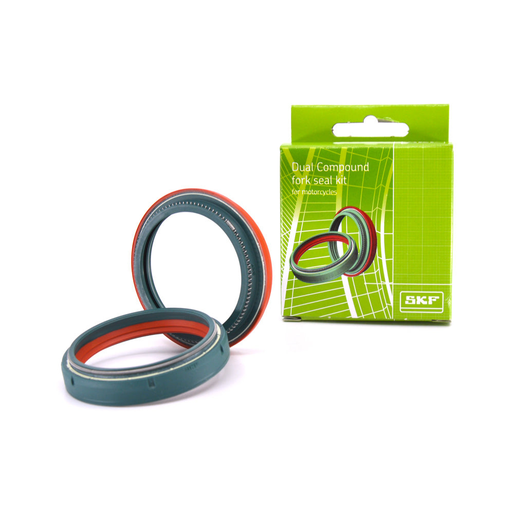 SKF FORK SEAL KIT, DUAL COMPOUND (OIL & DUST)
