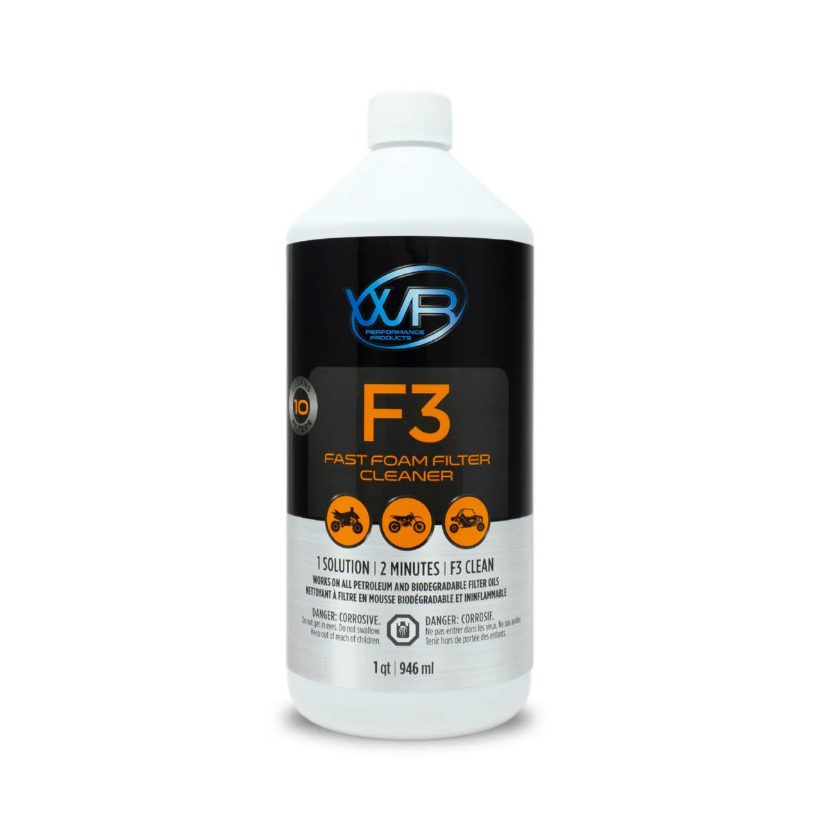 WR Performance F3 - Fast Foam Filter Cleaner QUART