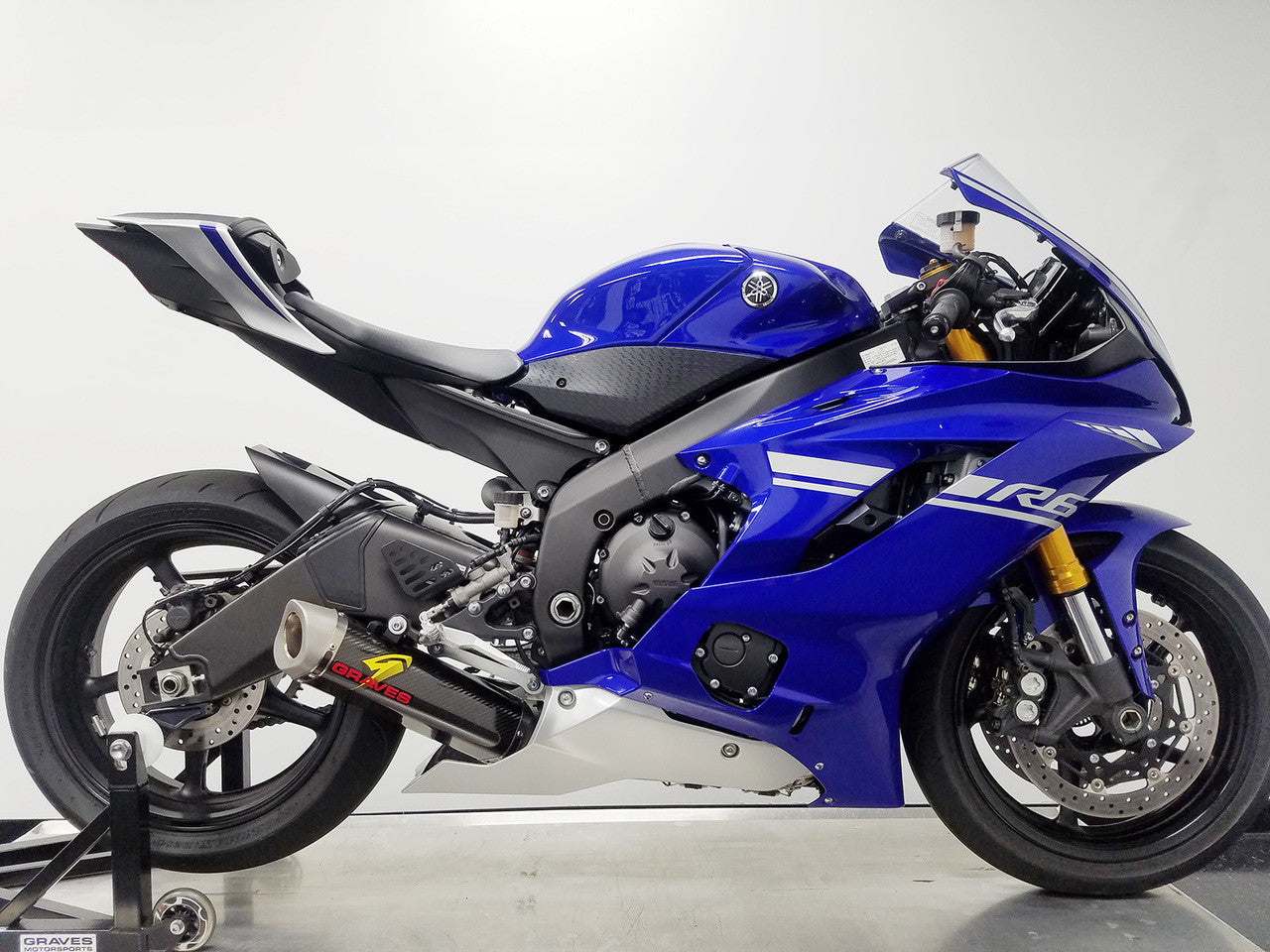 Graves Motorsports Yamaha R6 Full Titanium/Carbon WORKS 7 Exhaust
