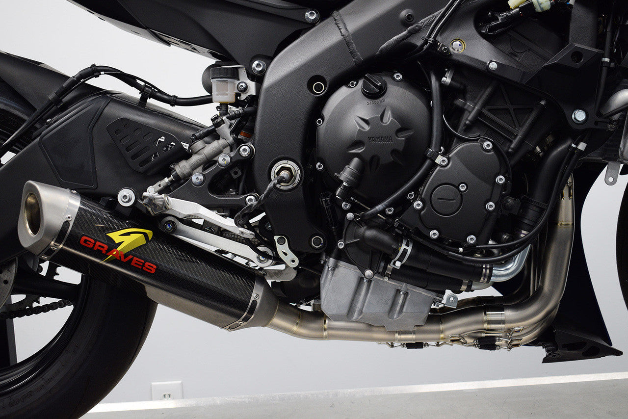 Graves Motorsports Yamaha R6 Full Titanium/Carbon WORKS 7 Exhaust